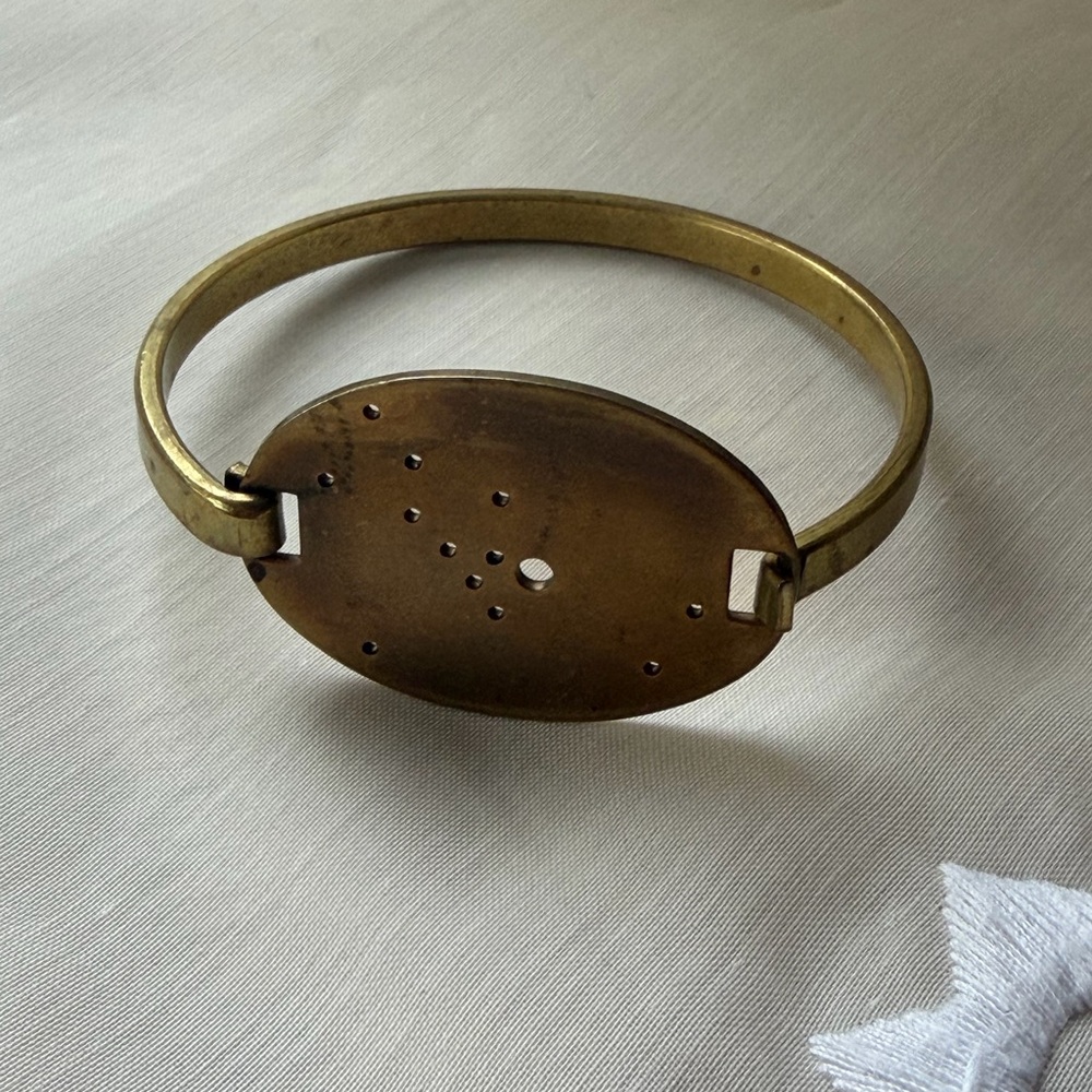 Julie Nolan Taurus Constellation Cuff – Raw Brass with Patina